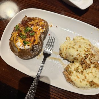 LongHorn Steakhouse - Parmesan Crusted Chicken w/ Loaded Baked Potato - Steakhouses Near Me - Norman, Oklahoma