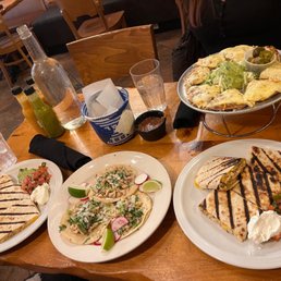 Chicken Quesadillas, chicken Taquitos, Nachos Chicken Quesadillas, chicken Taquitos, Nachos
