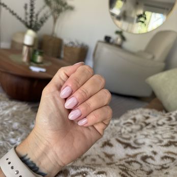 Canny Nails & Spa - Short gel x - bubble bath/ funny bunny dupe - Nail Salons Near Me - Temecula, California