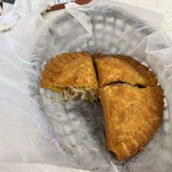 Prime Empanada And Catering - Chicken and pork on the right