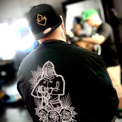 The Society Barbershop - Colton with The Society Hat