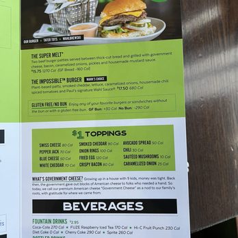 Wahlburgers - Menu - Burgers Near Me - Cleveland, Ohio Wahlburgers - Menu - Burgers Near Me - Cleveland, Ohio
