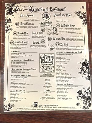 Menu photo 4 Goochland Restaurant Goochland, VA Menu photo 4 Goochland Restaurant Goochland, VA