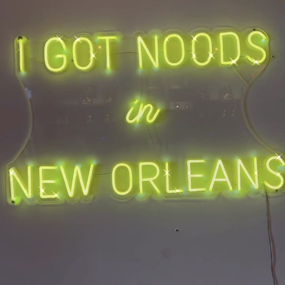 Nomiya - Funny/cute sign in the restaurant. - Ramen Near Me - New Orleans, Louisiana