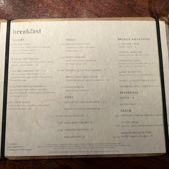 Andaz 5th Avenue - 02/07/2023 Breakfast menu - Hotels Near Me - New York, New York Andaz 5th Avenue - 02/07/2023 Breakfast menu - Hotels Near Me - New York, New York