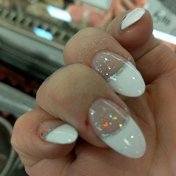 Hi-Tek Nails - Sloppy Polish and a bleeding finger - Nail Salons Near Me - Stanwood, Washington Hi-Tek Nails - Sloppy Polish and a bleeding finger - Nail Salons Near Me - Stanwood, Washington