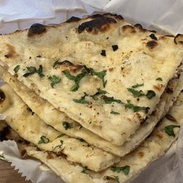 Garlic naan Garlic naan