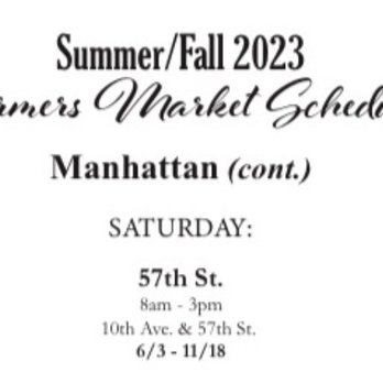 57th St Greenmarket - It's not here until 2024 season. Posted with review 11/23/23 - Farmers Market Near Me - New York, New York 57th St Greenmarket - It's not here until 2024 season. Posted with review 11/23/23 - Farmers Market Near Me - New York, New York