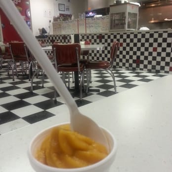 Frato's Culinary Kitchen - Nina came around and checked on us and brought us ice cream samples!  This one's pumpkin!! Frato's continues to rock my world! - Burgers Near Me - Schaumburg, Illinois