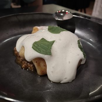 Corvino - Bolognese gnocchi - get this!!!! The parmesan foam milk was crazy delicious. - Bars Near Me - Kansas City, Missouri