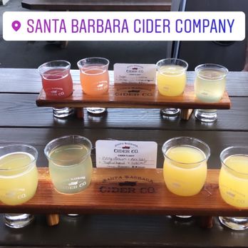 Santa Barbara Cider Company - Cider flights - Cideries Near Me - Goleta, California