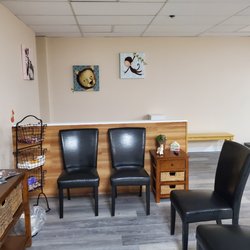 We are a family practice with a comfortable waiting Area with Kids area behind.