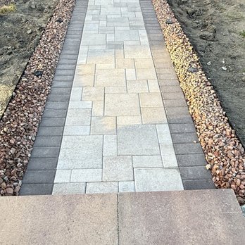 United Masonry & Hardscape - Part of 50 foot paver walkway - Masonry/Concrete Near Me United Masonry & Hardscape - Part of 50 foot paver walkway - Masonry/Concrete Near Me