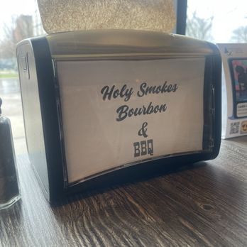 Holy Smokes Bourbon and BBQ - Smells so good! - Barbeque Near Me - Watertown, New York