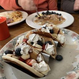 Secret menu pancake tacos! Secret menu pancake tacos!