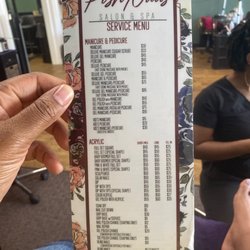 Posh Nail Salon & Spa - Service menu