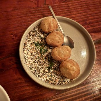 Tuome - scallion puffs - New American Near Me - New York, New York Tuome - scallion puffs - New American Near Me - New York, New York