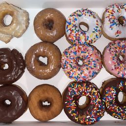 Assorted dozen donuts Assorted dozen donuts