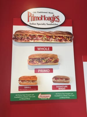 Menu photo 2 PrimoHoagies West Chester, PA Menu photo 2 PrimoHoagies West Chester, PA