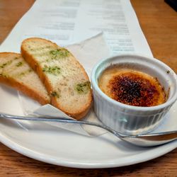 Chop Steakhouse & Bar - Delicious appy of toast and honey truffle topped toast cheese