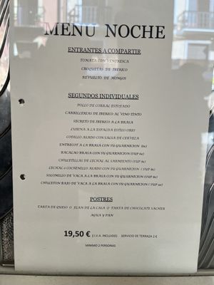 Menu photo 3 La Platería Zaragoza, Z