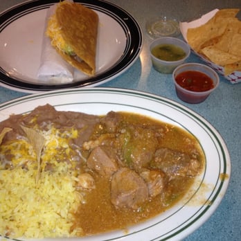 Super Burrito - My dish was their chili verde and a crispy shredded beef taco.  Very Bland not much flavor. - Mexican Near Me - Whittier, California