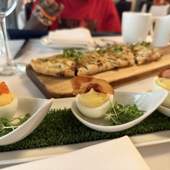 Jula’s on the Potomac - Deviled Egg Trio - Breakfast & Brunch Near Me - Alexandria, Virginia Jula’s on the Potomac - Deviled Egg Trio - Breakfast & Brunch Near Me - Alexandria, Virginia