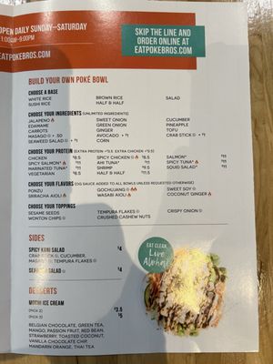 Menu photo 3 Poke Bros. Oakbrook Terrace, IL