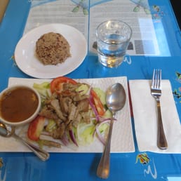 Chef salad with meat and brown rice ($13.59 subtotal, $14.88 grand total) Chef salad with meat and brown rice ($13.59 subtotal, $14.88 grand total)