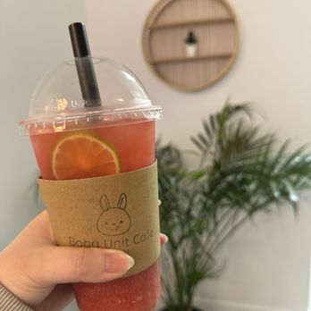 Boba Unit Cafe - Guava Lychee drinks - Bubble Tea Near Me - Roseville, California