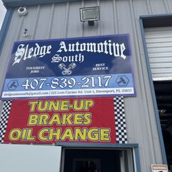 Sledge Automotive South - Toughest jobs,Best service