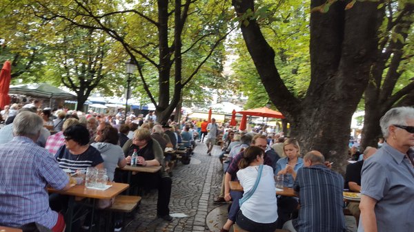 Viktualienmarkt Beergarden by null