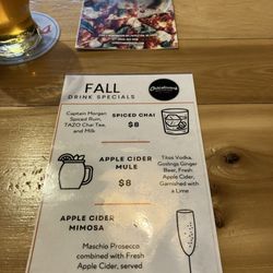 Christianos Pizza - Fall cocktails