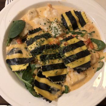The Galley Hatch - Lobster ravioli with shrimp and scallops and spinach - Bakeries Near Me - Hampton, New Hampshire