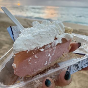 Ted's Bakery - Amazing Slice of Strawberry Guava Cream Pie - Bakeries Near Me - Haleiwa, Hawaii