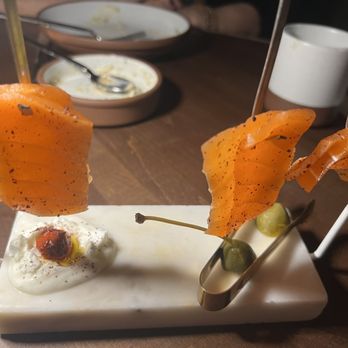 Anixi - Rakı-cured salmon - Vegan Near Me - New York, New York