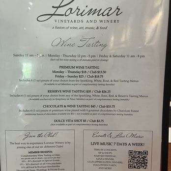 Lorimar Vineyards and Winery - Wineries Near Me - Temecula, California