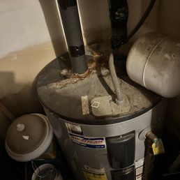 Old water heater Old water heater