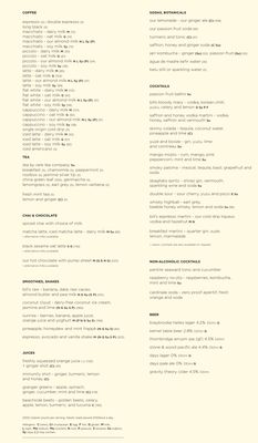 Menu photo 1 Granger & Co London, XGL