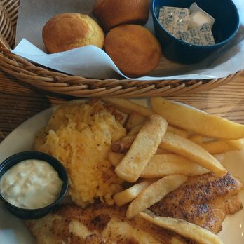 Cracker Barrel Old Country Store - My favorite Cajun grilled catfish dinner with steak fries and hash brown - Breakfast & Brunch Near Me - Janesville, Wisconsin Cracker Barrel Old Country Store - My favorite Cajun grilled catfish dinner with steak fries and hash brown - Breakfast & Brunch Near Me - Janesville, Wisconsin