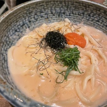 Udon Lab - Mentaiko Cream Udon - Noodles Near Me - New York, New York Udon Lab - Mentaiko Cream Udon - Noodles Near Me - New York, New York