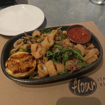 Flour - Crispy Calamari - Italian Near Me - Moreland Hills, Ohio Flour - Crispy Calamari - Italian Near Me - Moreland Hills, Ohio