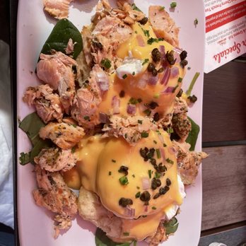 Ruby Slipper Marigny - Salmon eggs Benedict - Breakfast & Brunch Near Me - New Orleans, Louisiana