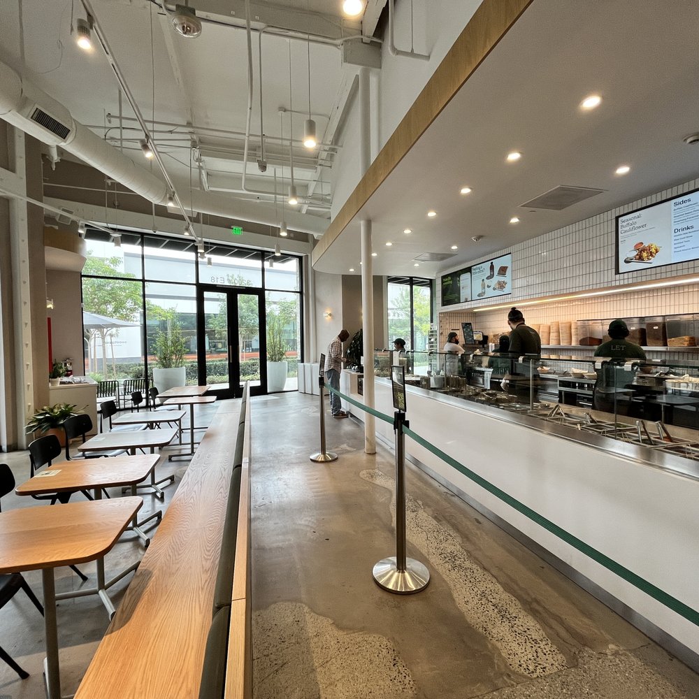 sweetgreen - Healthy Salads, Wraps, and Bowls - Restaurant Interior - Salad Near Me - Manhattan Beach, California sweetgreen - Healthy Salads, Wraps, and Bowls - Restaurant Interior - Salad Near Me - Manhattan Beach, California