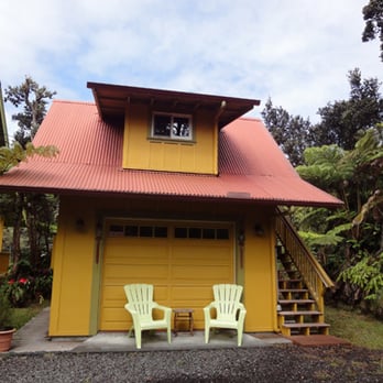 Mountain Cottage - The outside look of Mountain Cottage in the morning. - Vacation Rentals Near Me - Volcano, Hawaii Mountain Cottage - The outside look of Mountain Cottage in the morning. - Vacation Rentals Near Me - Volcano, Hawaii
