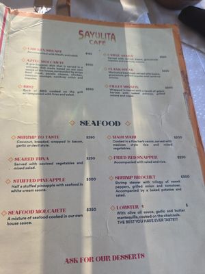 Menu photo 1 Sayulita Cafe Sayulita, NAY Menu photo 1 Sayulita Cafe Sayulita, NAY