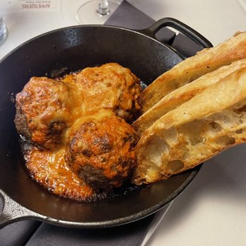Anthony's Chophouse - Charlie's Pounder 3 Wagyu Meatballs, Arrabbiata Sauce, Parmesan - Steakhouses Near Me - Carmel, Indiana