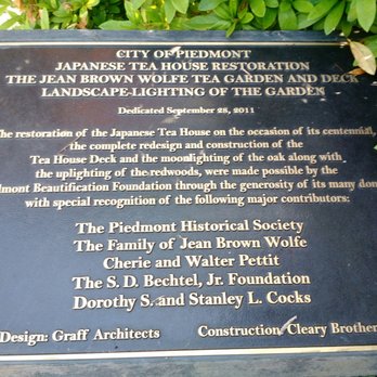 Piedmont Park - Japanese Teahouse info. - Parks Near Me - Piedmont, California