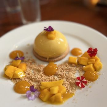 The Raymond 1886 - Mango Mousse Cake! - New American Near Me - Pasadena, California The Raymond 1886 - Mango Mousse Cake! - New American Near Me - Pasadena, California