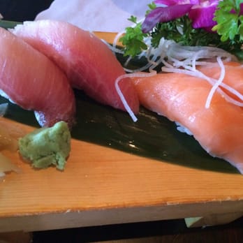 Kiku Sushi - Yellowtail and smoked salmon $9 total - Japanese Near Me - Monrovia, California